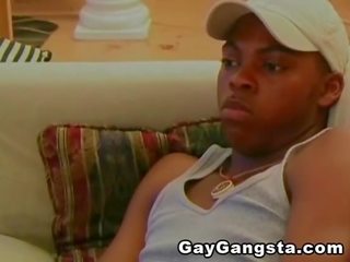 Gay blacks watching gay sex movie vid and opens them h