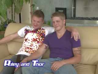 Riley & thor in homo x rated movie film