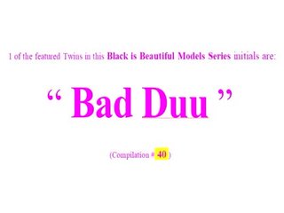 40th svart er vakker web modeller (promo)