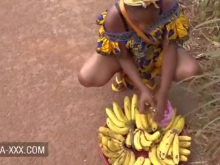 Nero banana venditore ragazza sedotto per un splendid x nominale film