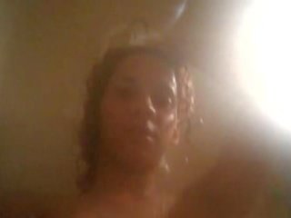 Black mademoiselle In The Shower
